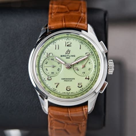 breitling pistachio navitimer|breitling chronomat watch.